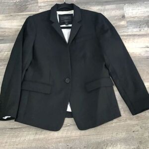 J. Crew Regent Wool Classic Black Suit Jacket Size 6p